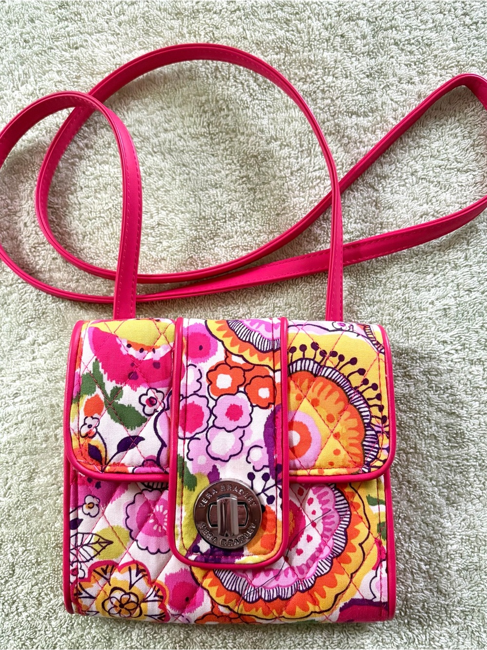 Vera Bradley Clementine Mini Turn Lock Crossbody Bag NWT